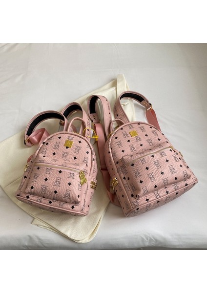 Sevimli Ayı Baskı Sırt Çantası Çok Yönlü Büyük Kapasiteli Hafif Sırt Çantası Batı Tarzı Çanta (Yurt Dışından)