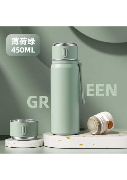 Kadınlar Için 450 ml Yalıtımlı Bardak, Şık 316 Paslanmaz Çelik, Erkek Çocuklar ve Çocuklar Için Okul Bardağı (Yurt Dışından)
