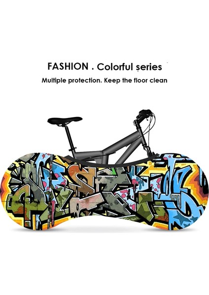 No.12 Tarzı Hssee 26 "-28" Bisiklet Kapalı Tozluk Graffiti Serisi Yüksek Mukavemetli Elastik Kumaş Bisiklet Kılıfı Yol Bisikleti Aksesuarları (Yurt Dışından) modelleri