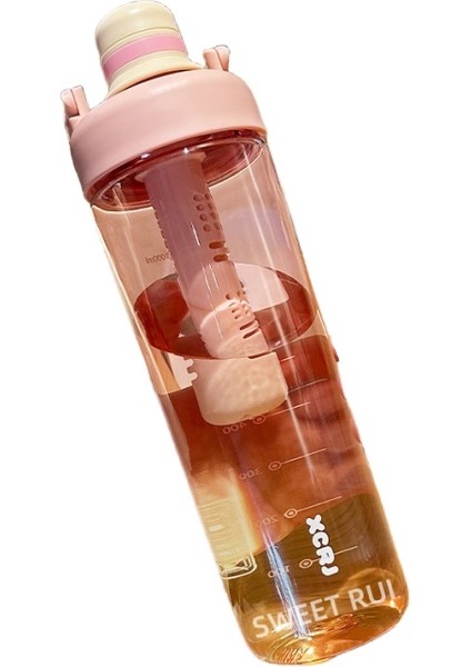Su Bardağı Büyük Kapasiteli Plastik Bardak Açık Hava Sporları Öğrenci Taşınabilir 1000ML (Yurt Dışından)