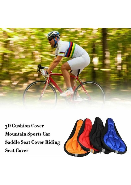 Turuncu Tarzı Yeni 3D Bisiklet Eyer Yumuşak Kapak Konfor Nefes Sünger Köpük Koltuk Minderi Bisiklet Koltuk Pedi Ciclismo Dağ Bisikleti Aksesuarları (Yurt Dışından) indirimleri
