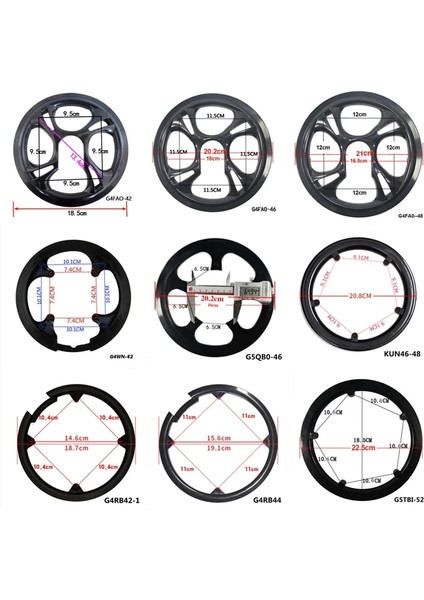 Kun-44 Stili Bisiklet Aynakol Koruyucu Kapak Bisiklet Krank Zinciri Tekerlek Halkası Koruma Koruyucu Dişli Halkası Delikleri (Yurt Dışından) modelleri