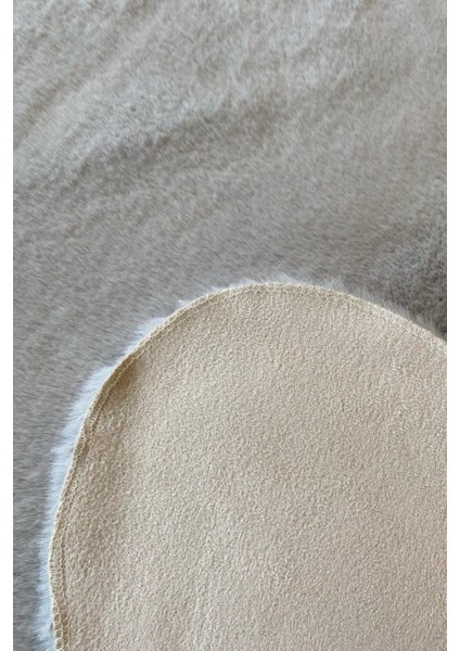 Rabbit 7402 Gri Yatak Odası Halısı Banyo Halısı Suni post halı Makinede Yıkanabilir peluş Halı fırsatları