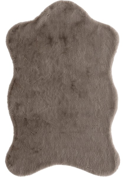 Rabbit 7403 Kahve Yatak Odası Halısı Banyo Halısı Suni post halı Makinede Yıkanabilir peluş Halı