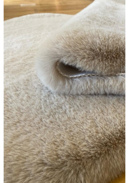 Rabbit 7403 Kahve Yatak Odası Halısı Banyo Halısı Suni post halı Makinede Yıkanabilir peluş Halı fiyatları