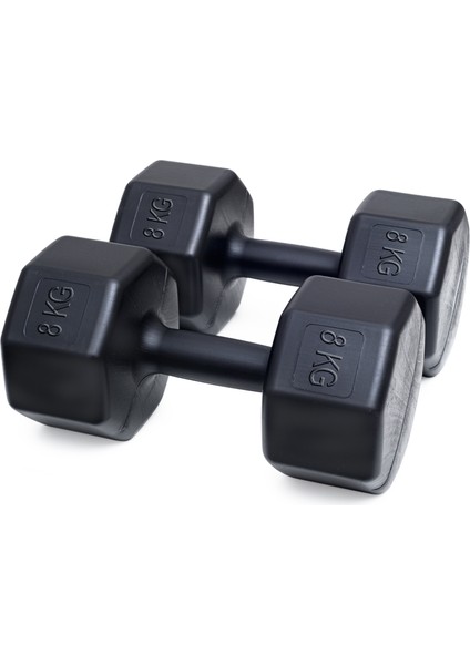 2 Li Dambıl Set = 8 kg x 2 Adet 10 kg x 2 Adet + Sayaçlı Atlama Ipi