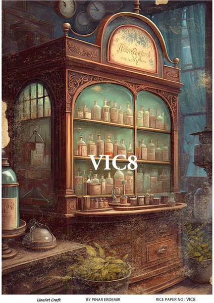 Victorian Serisi Vıc8 Desenli Pirinç Dekopaj 30X42