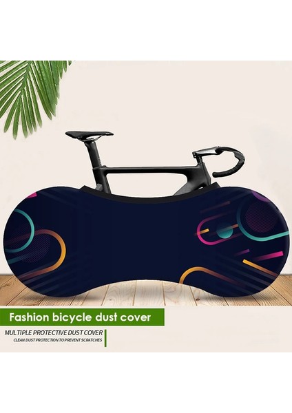 Siyah Stil Bisiklet Örtüsü Kapalı Bisiklet Koruyucu Kumaş Elastik Mtb Yol Bisiklet Lastiği Tekerlek Depolama Tozluk Dişliler Bisiklet Aksesuarları 26 "-28" (Yurt Dışından) modelleri