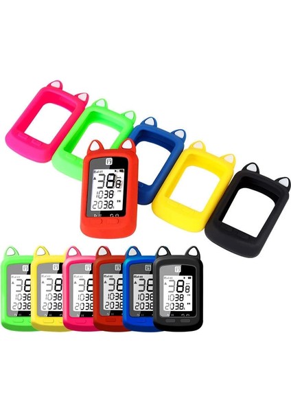 Mavi Stil Yol Bisiklet Bilgisayarı Silikon Koruyucu Kapak Mtb Bisiklet Bisiklet Hız Ölçer Kronometre Darbeye Dayanıklı Kapak Kılıf Xoss G + Kodu (Yurt Dışından) fiyatları