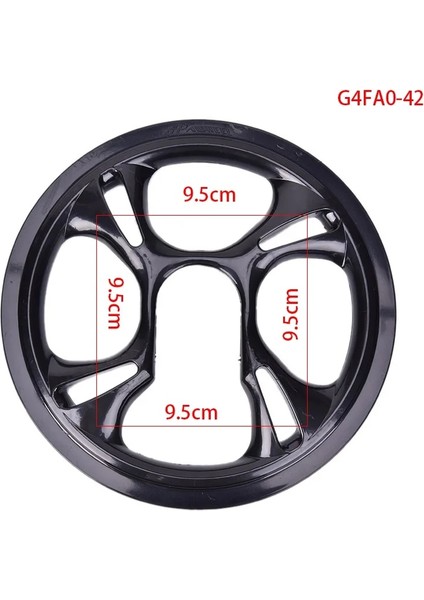 No.42 Tarzı Yol Bisikleti Dişli Koruma Zinciri Tekerlek Koruyucu Krank Halkası Koruyucu Kapak (Yurt Dışından)