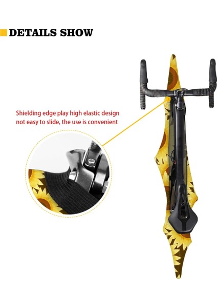 No.4 Stili Bisiklet Toz Koruma Kapağı Dağ Yol Bisikleti Giysileri Kapalı Jant Kapağı Elastik Renkli Degrade Sanat Sürme Aksesuarları-40 (Yurt Dışından) fırsatları