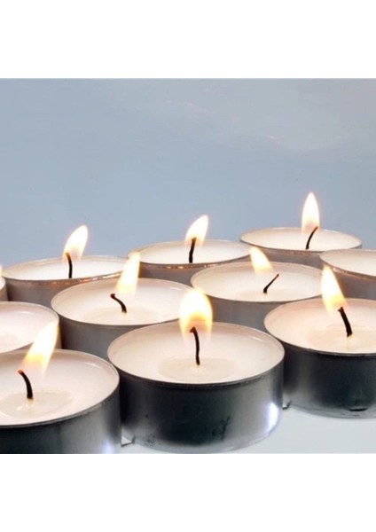 Tealight Mum Yuvarlak Beyaz Mum 50 Adet indirimleri