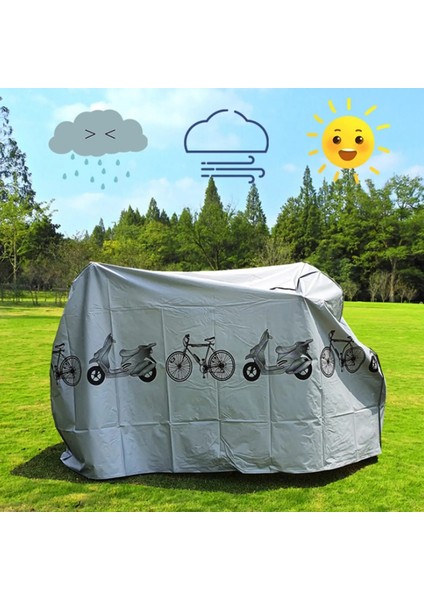 Gümüş Tarzı Yağmur Kılıfı Su Geçirmez Bisiklet Bisiklet Kapağı Açık Uv Guardian Mtb Bisiklet Çantası Anti-Uv Bisiklet Kapağı Koruyucu Kapak (Yurt Dışından) fiyatları