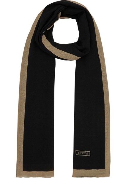 Ipekevi Dört Mevsim Monogram Desen Şal 04356-SIYAH Bej fiyatları