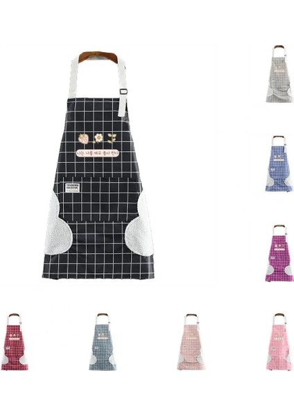 Mavi Stil Su Geçirmez Ayarlanabilir Önlük Farklı Stiller Giymesi Kolay Sevimli Pişirme Önlükleri Oxford Bezi Cepli Önlük Ev Temizleme Aracı (Yurt Dışından) indirimleri