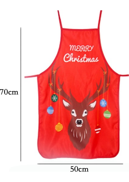 Bir Stil Kırmızı Noel Önlükleri Yetişkin Noel Baba Yemeği Ev Dekorasyonu Pişirme Temizleme Önlüğü Mutfak Aksesuarları Usta Kadın Yeni Yıl (Yurt Dışından) modelleri
