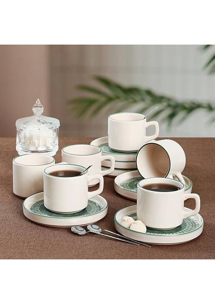 Maya Stackable Çay Takımı 12 Parça 6 Kişilik