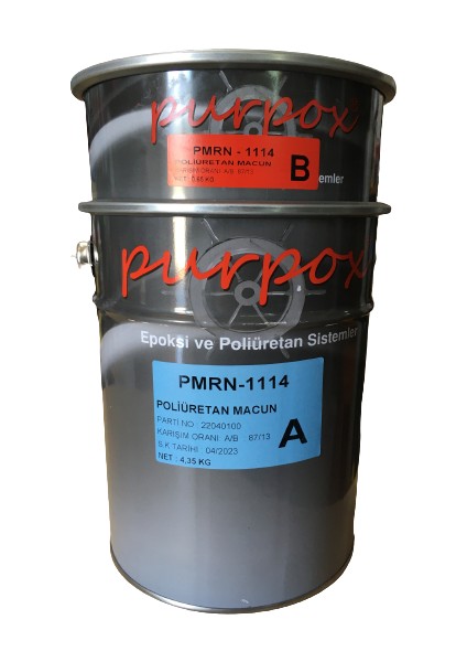 Purpox Marine Poliüretan 1114/A Tekne Macunu Takım 5 KG