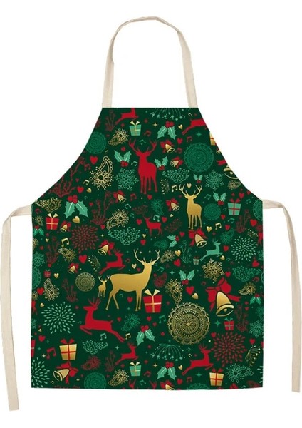 No.10 Tarzı Yetişkin Için 66X47CM Ev Için Noel Süslemeleri Anta Claus Noel Önlük Noel Dekor Noel Baba Yeni Yıl Noel Hediyesi cm (Yurt Dışından)