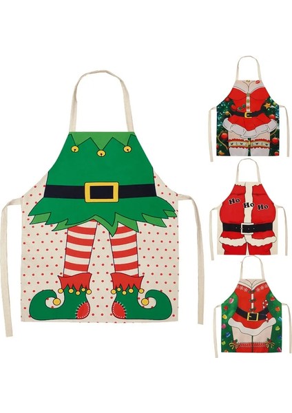 No.11 Stili Yetişkin Için 66X47CM Ev Için Noel Süslemeleri Anta Claus Noel Önlük Noel Dekor Noel Baba Yeni Yıl Noel Hediyesi cm (Yurt Dışından) modelleri