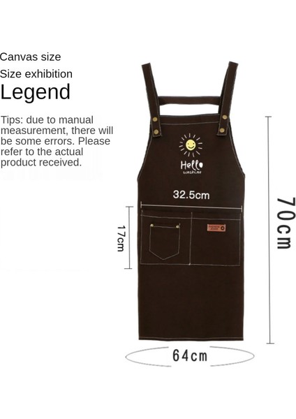 Bir Stil Mutfak Silinebilir Su Geçirmez Yağa Dayanıklı Unisex Iş Önlüğü Erkekler Için Ayarlanabilir Pişirme Mutfak Önlükleri Kadın Alet Cepleri ile (Yurt Dışından)