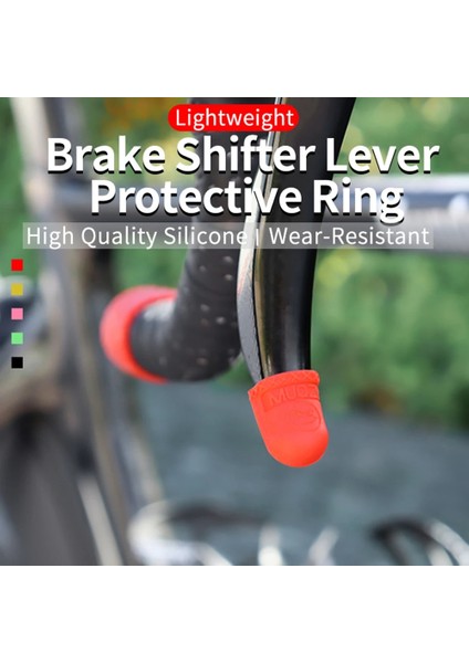 Siyah Stil Yol Bisikleti Fren Vites Kolu Kapağı Silikon Anti-Scratch Bisiklet Fren Kolu Kolu Kol Koruyucu Mtb Bisiklet Aksesuarları (Yurt Dışından) modelleri