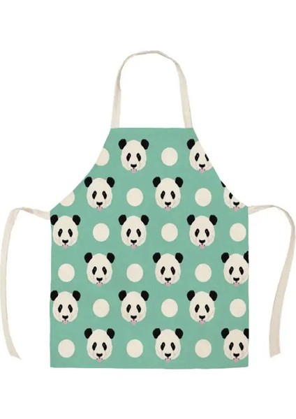 No.13 Tarzı 68X55CM Yetişkin Boyutu Panda Hayvan Desen Pişirme Aksesuarları Mutfak Dekorasyon Usta Önlüğü Bayanlar Mutfak Su Geçirmez Önlük Alpaka Çocuk Önlüğü (Yurt Dışından) modelleri
