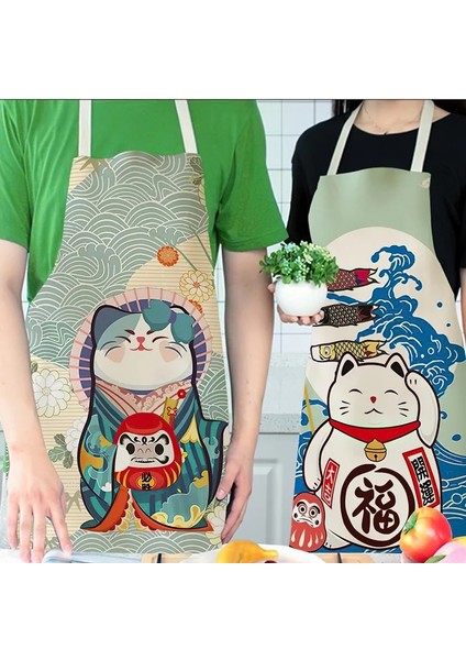 No.3 Tarzı 68X55CM-YETIŞKIN Karikatür Kedi Beckoning Fortune Önlük Pişirme Aksesuarları Kadınlar Için Önlükler Önlük Mutfak Pişirme Aksesuarları Cafe Mutfak Önlüğü (Yurt Dışından) fiyatları