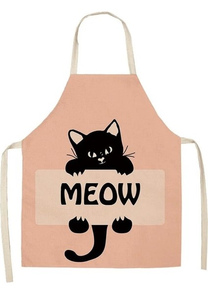No.13 Tarzı 47X38CM-ÇOCUK Karikatür Sevimli Kedi Önlük Kadın Önlük Için Önlük Elbise Pişirme Aksesuarları Erkekler Için Sevimli Önlük Önlük Önlük Çocuklar Önlük Mutfak Keten (Yurt Dışından)