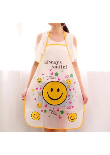 No.7 Tarzı Kadınlar Pvc Önlük Çocuklar Komik Karikatür Sevimli Su Geçirmez Pişirme Restaurant Mutfak Pişirme Aksesuarları Delantal Cocina Ev (Yurt Dışından) modelleri