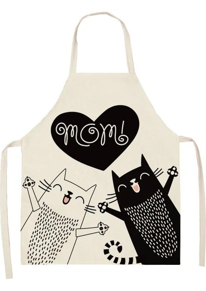 No.20 Tarzı 47X38CM-ÇOCUK Sevimli Karikatür Kedi Önlük Pişirme Aksesuarları Kadınlar Için Önlükler Önlük Mutfak Pişirme Aksesuarları Erkekler Için Cafe Önlüğü Mutfak Önlüğü (Yurt Dışından)