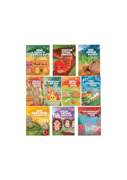 Hayvanlar Aleminden Masallar Seti 10 Kitap - Yasemin Katı