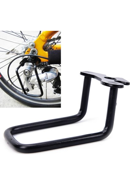 Ycling Aksesuarları Ayarlanabilir Çelik Siyah Bisiklet Dağ Bisikleti Arka Dişli Attırıcı Zincir Stay Guard Koruyucu Açık (Yurt Dışından)