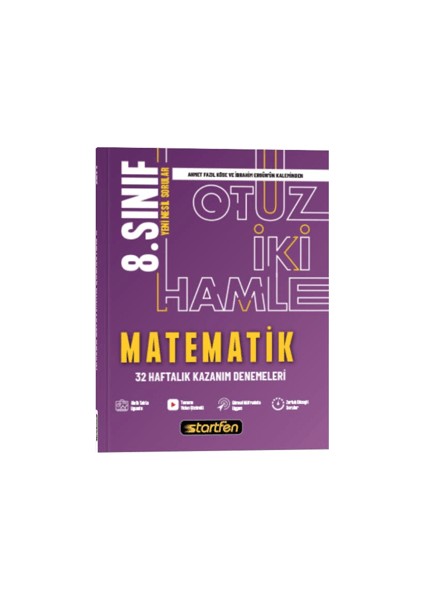 8. Sınıf Matematik 32 Hamle Kazanım Denemeleri