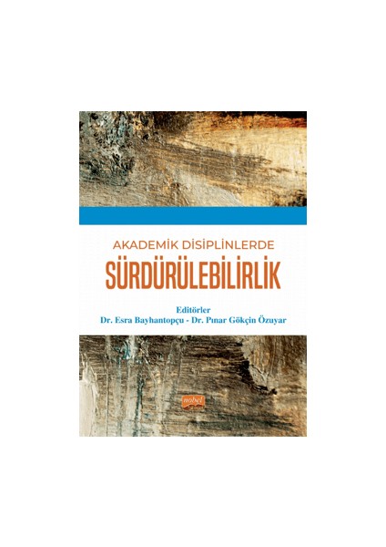 Akademik Disiplinlerde Sürdürülebilirlik