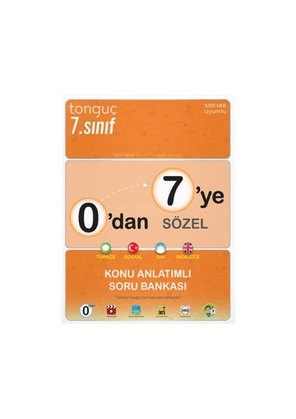 0'dan 7'ye Sözel Konu Anlatımlı Soru Bankası