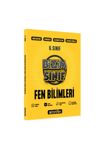 6. Sınıf Bizim Sınıf Fen Bilimleri Etkinlikli Soru Bankası