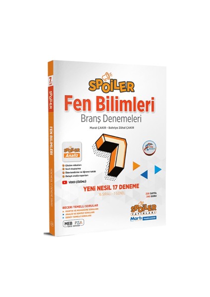 7. Sınıf Branş Fen Bilimleri Deneme