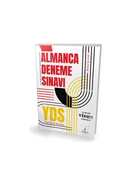 Pelikan Tıp Teknik Yayıncılık YDS Almanca Yeni Nesil Video Çözümlü Deneme Sınavı