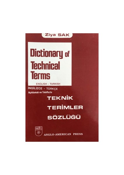 Dictionary Of Technical Terms - Teknik Terimler Sözlüğü