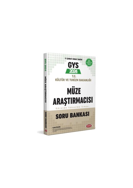 2024 GYS T.C. Kültür ve Turizm Bakanlığı Müze Araştırmacısı Görevde Yükselme Sınavı Soru Bankası