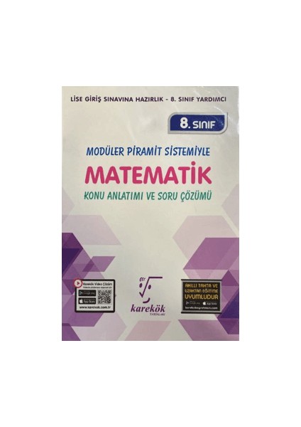 8. Sınıf Modüler Piramit Sistemiyle Matematik Konu Anlatımı ve Soru Çözümü