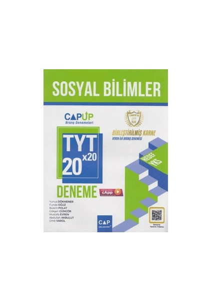 TYT Sosyal Bilimler 20 x 20 Deneme