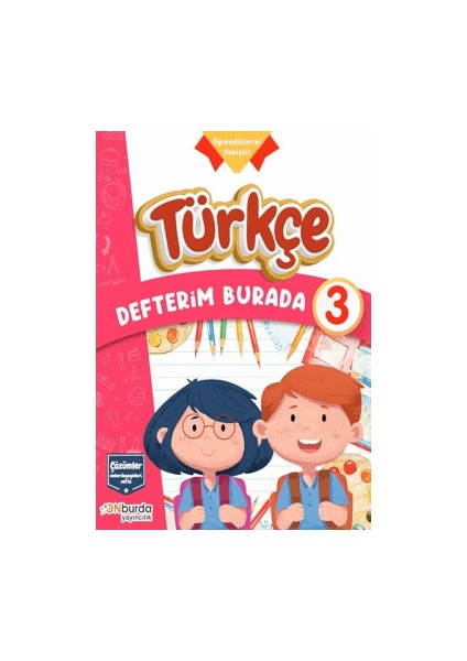 3. Sınıf Türkçe Defterim Burada