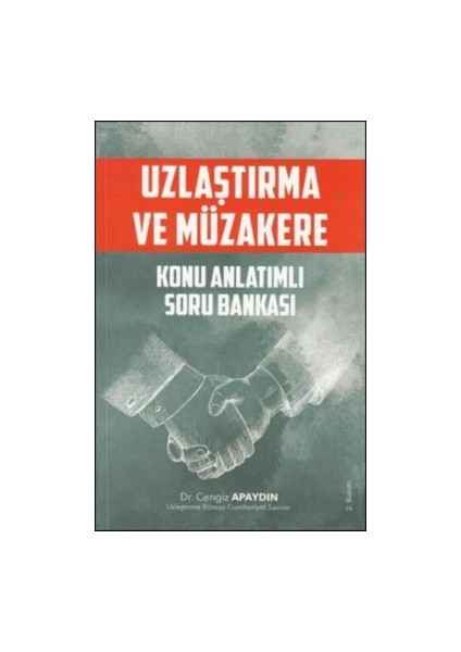 Dahi Yayıncılık Uzlaştırma ve Müzakere Konu Anlatımlı Soru Bankası