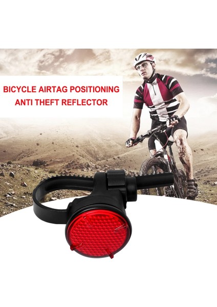 Airtag Bisiklet Arka Lambası Reflektör Tutucu Tracker Reflektör Standı Için Bisiklet Dağı Anti Hırsızlık (Yurt Dışından)