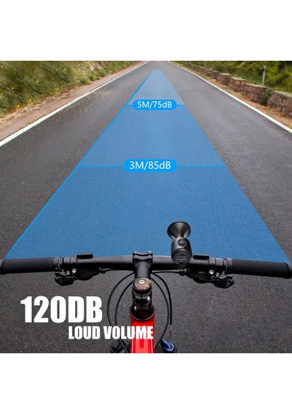Siyah Stil Elektrikli Bisiklet Korna Zili 120DB Yüksek Sesle Uyarı Sesi Su Geçirmez Bisiklet Bisiklet Zili Mtb Scooter Için Bisiklet Bisiklet Aksesuarları (Yurt Dışından)