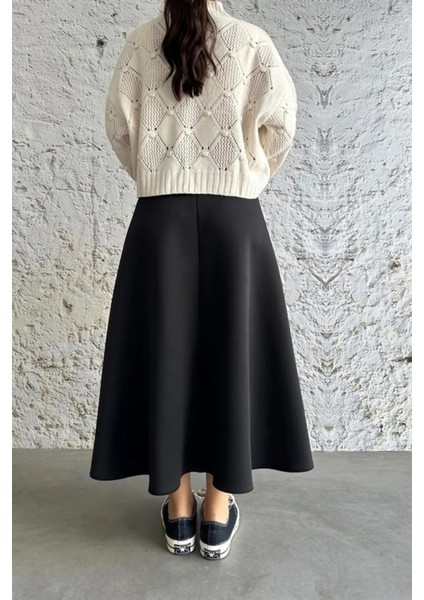 Puf Scuba Siyah Etek modelleri