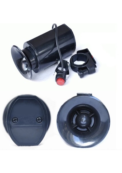 Siyah Stil Bisiklet Kornası 6 Ses Bisiklet Süper Yüksek Sesle Elektroren Korna Çan Zili Alarm Hoparlör Su Geçirmez Bisiklet Güvenlik Bisiklet Aksesuarları (Yurt Dışından) fırsatları