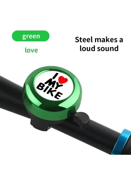 Yeşil Stil Yüksek Sesle Bisiklet Korna Koza Elektrikli Metal Halka Çağrı Bisikletleri Bells Süper Yüksek Sesle Bisiklet Aksesuarları Bisiklet Zili Yol Bisikleti Pas Geçirmez Mini (Yurt Dışından)
